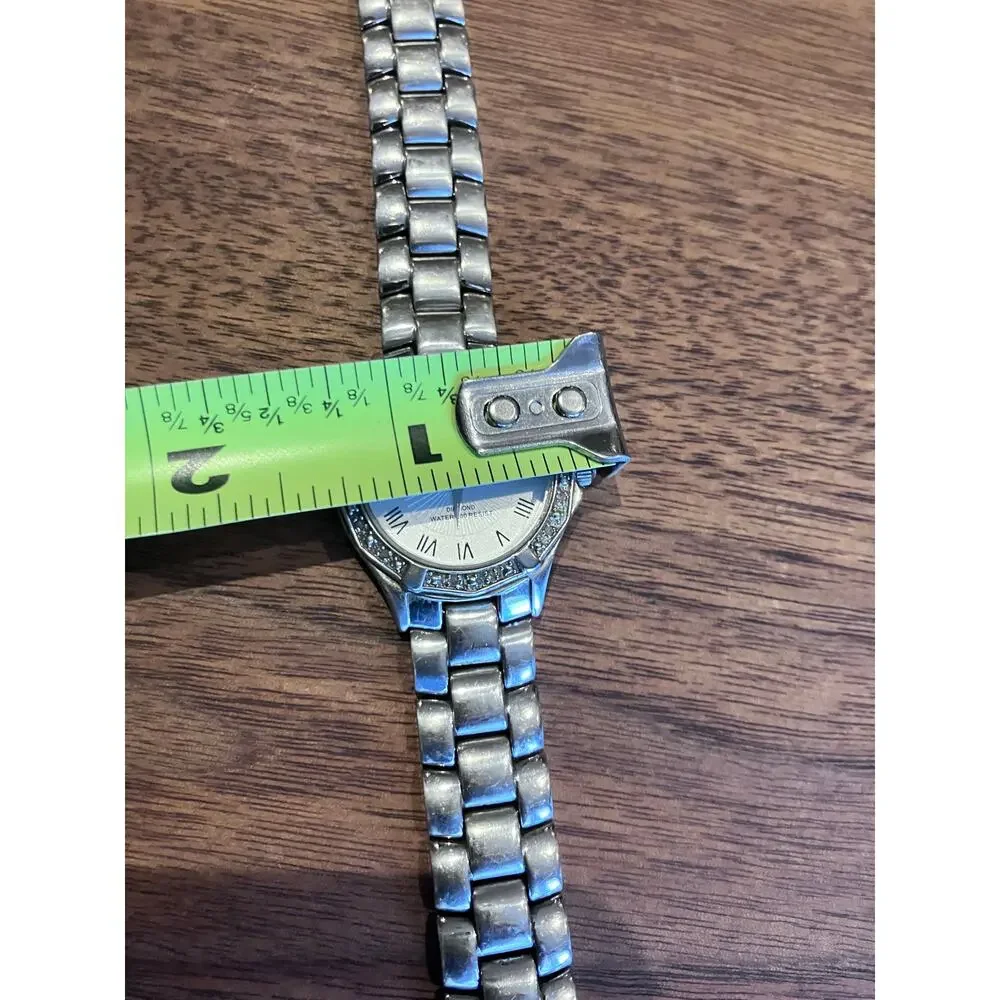 Anne Klein Sport‎ Watch Women Silver Tone New Battery 7
